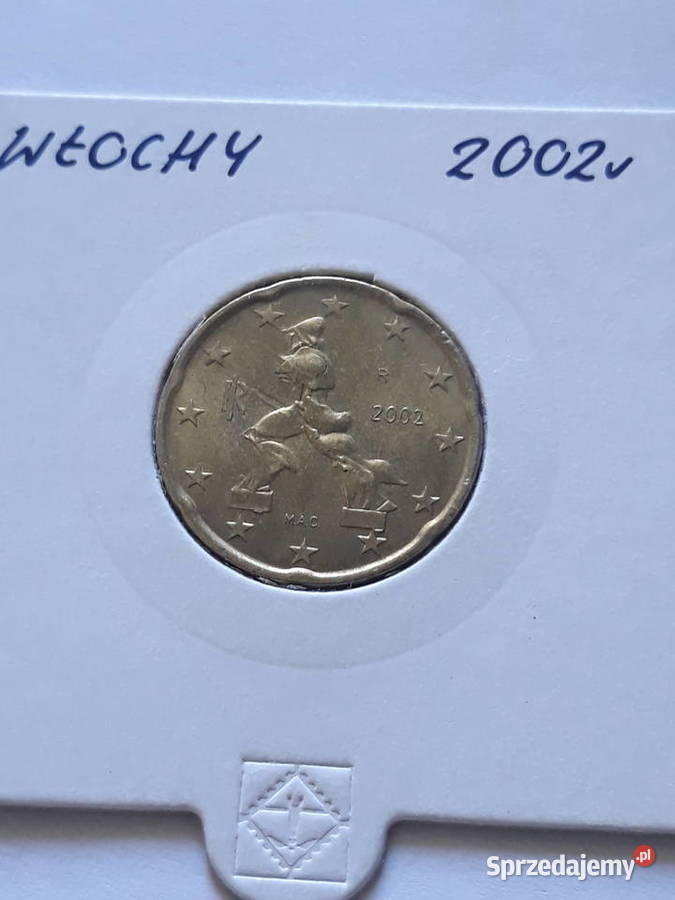 20 Eurocentów Włochy 2002 r sprzedam