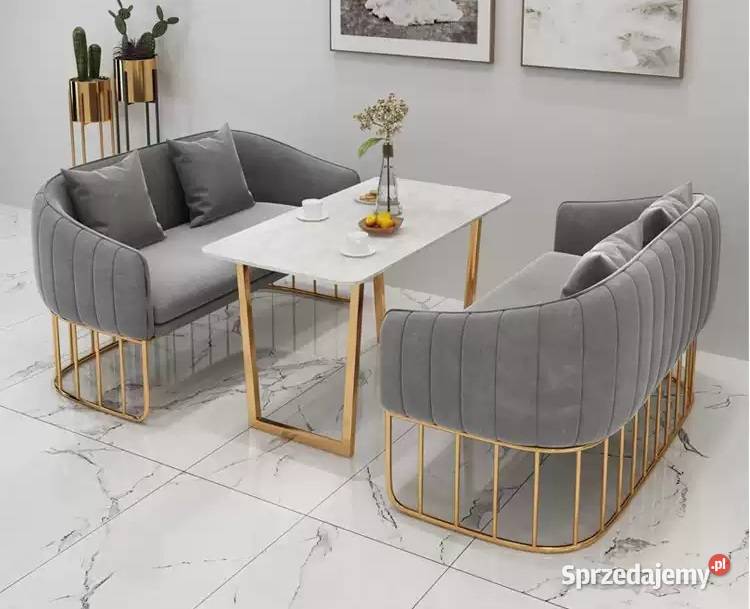 Stół z KAMIENIA CALACATTA CARRARA złoto 120x65 Piotrków Trybunalski