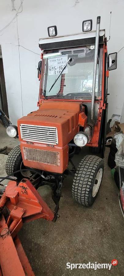Traktorek Hako 3800D Hakotrac 40 pług szczotka Skrzynia biegów Automatyczna Malinie