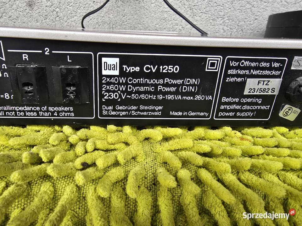 wzmacniacz dual cv1250 stereo 2x40w 4ohm Chełm Śląski sprzedam