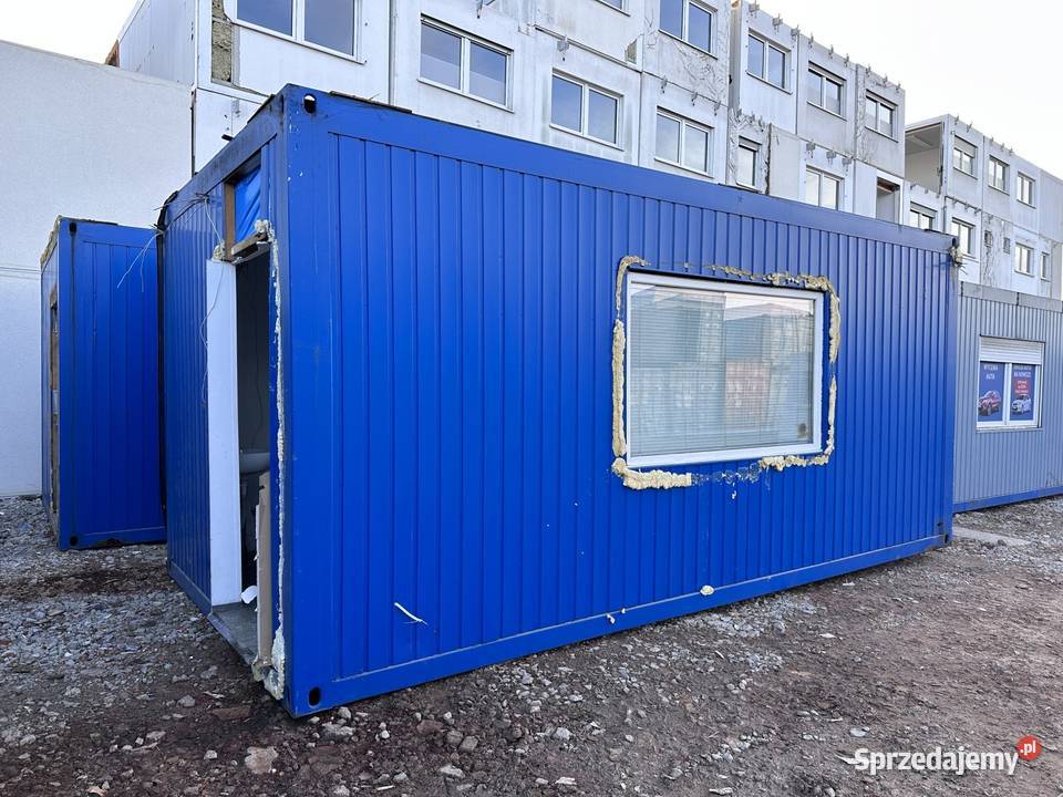 KONTENER BIUROWY 36 BIUROWO SANITARNY Wrocław sprzedam