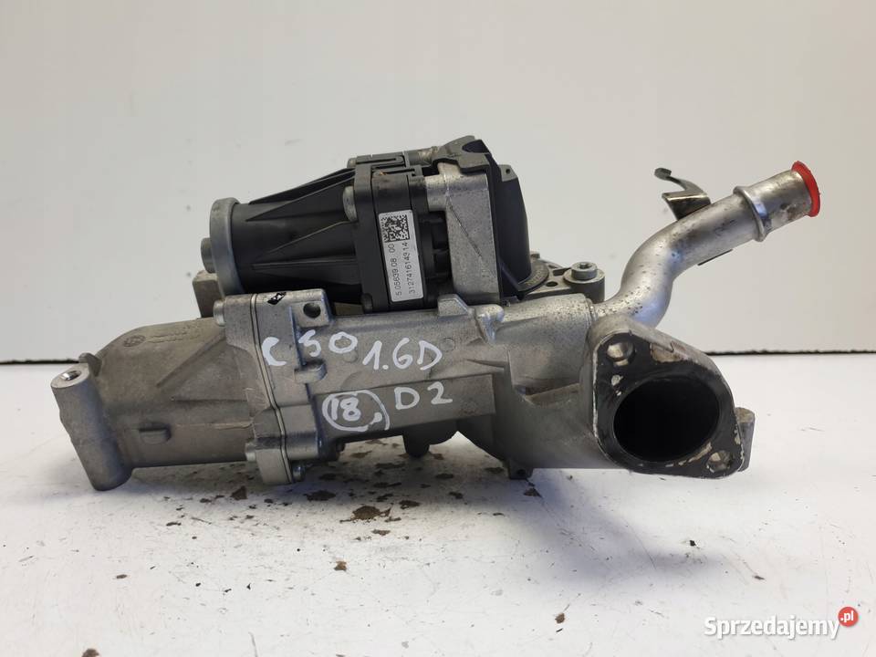 Volvo C30 16 D2 ZAWÓR EGR chłodniczka oryginał Chełm