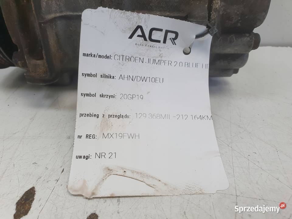 SPRĘŻARKA KLIMATYZACJI Citroen Jumper III 20 Chełm sprzedam