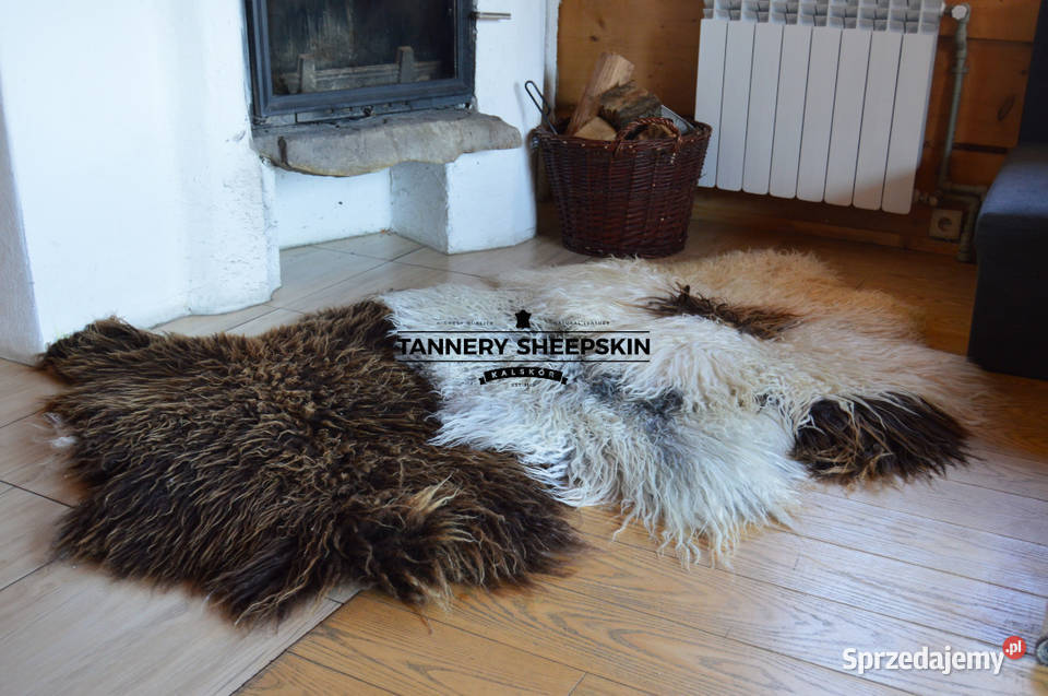 Skóra Owcza Naturalna Island Kręcony Włos Różne Szaflary