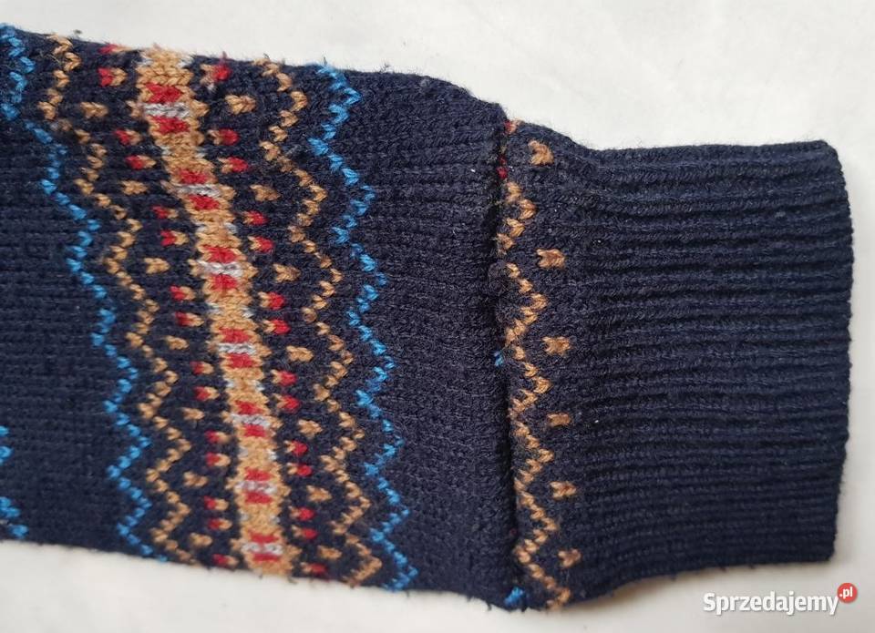 sweter wełniany elegancki vintage retro wzory zielony świętokrzyskie Kielce