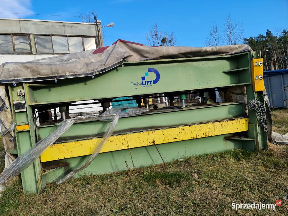 Prasa przelotowa z dociskiem DANLIFT 450 x 140 pomorskie Karsin