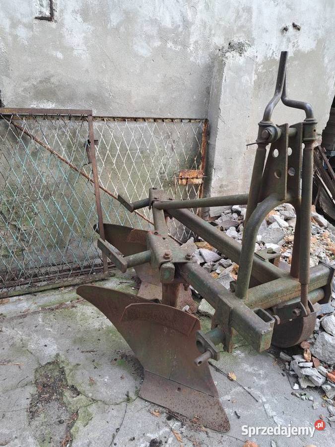 Pług 2 skibowy Unia Grudziądz 2 skiby dwu Ocice