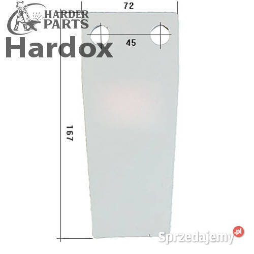 Ząb prosty HARDOX beckerzp części do brony Części zamienne Rolnictwo podlaskie