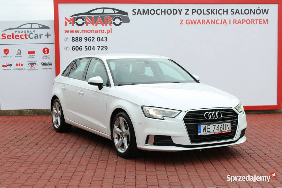 Audi A3 Wersja SPORT STronic 35 TFSI Salon aluminiowe felgi Włocławek sprzedam