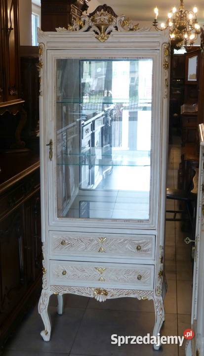 Witryna ludwikowska ecru sklep Dąbrowa Górnicza