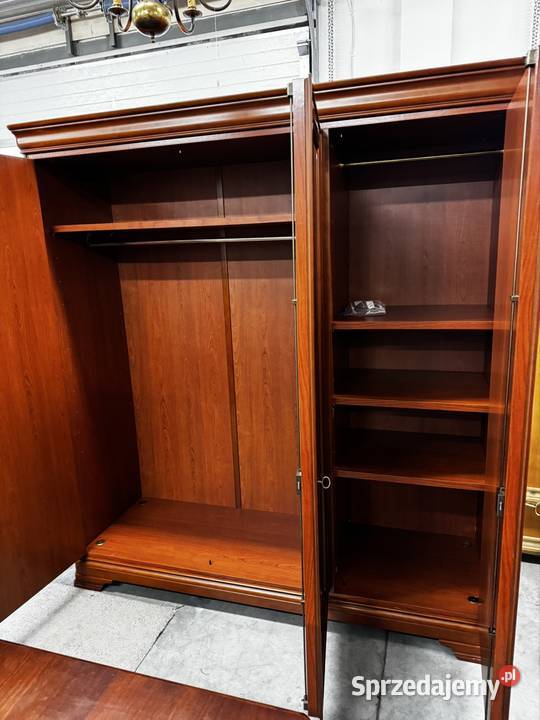 Piękna szafa 3 drzwiowa z lustrem orzech warmińsko-mazurskie Ełk