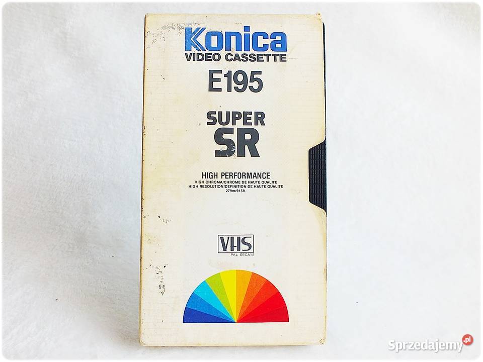 Kaseta VHS KONICA 180 minut Nagrane Filmy Żary