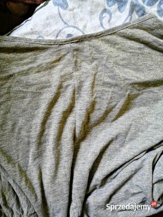 ORSAY nowa beżowozłota Bluzka bluzeczka koszulka żółty/złoty Topy i koszulki Leszno