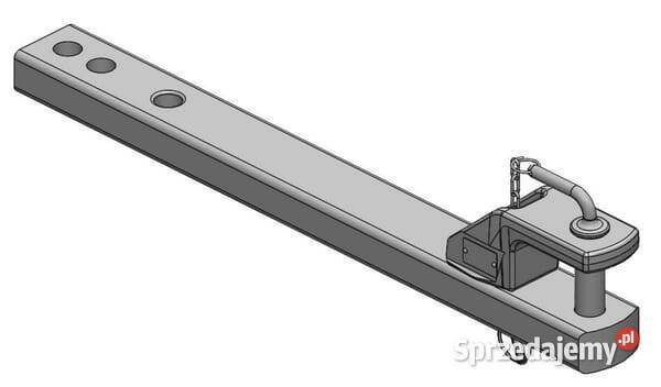 Zaczep polowy 90x50 L857 mm kat 2 315 mm ISO Kamionna