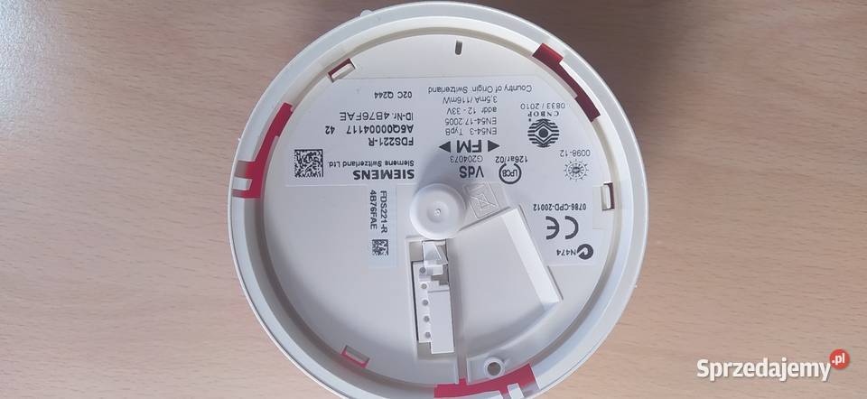 FDS221R Sygnalizator akustyczny Siemens świętokrzyskie Kielce