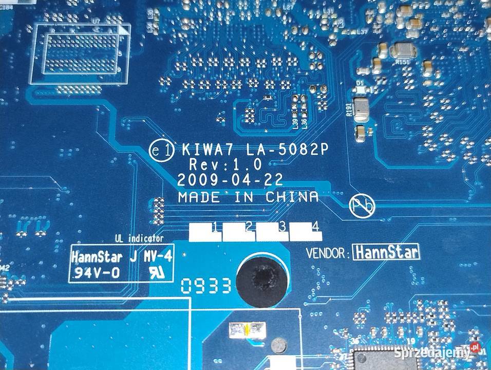 Płyta Główna Laptopa Lenovo G550 KIWA7 LA5082P lubuskie Witnica