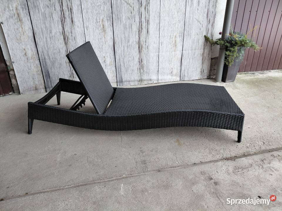 LEŻAK OGRODOWY RATTANOWY 414