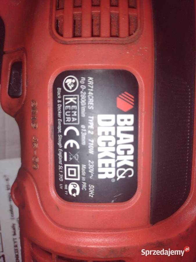 Wiertarka black decker