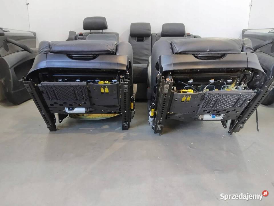 FOTELE KANAPA BOCZKI SKÓRA ELEKTRYCZNE GRZANE