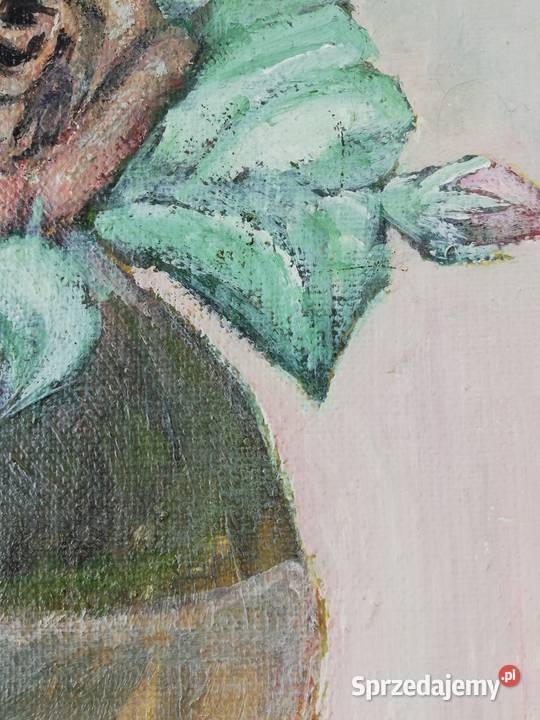 olej na płótnie bez oprawy