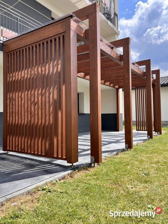 Zadaszenie tarasu pergola tarasowa Pilzno