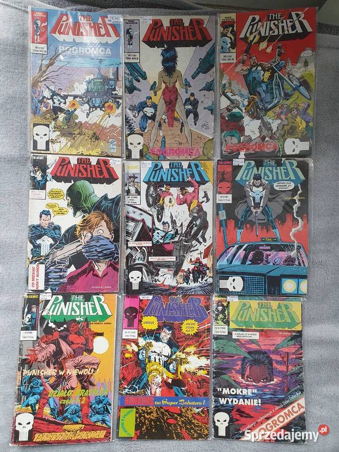 Punisher zestaw 35 komiksów TMSemic lata 90te Superbohaterowie Gdynia
