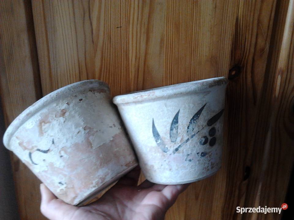 doniczki retro vintage gliniane klimatyczne Dom i Ogród Kraków