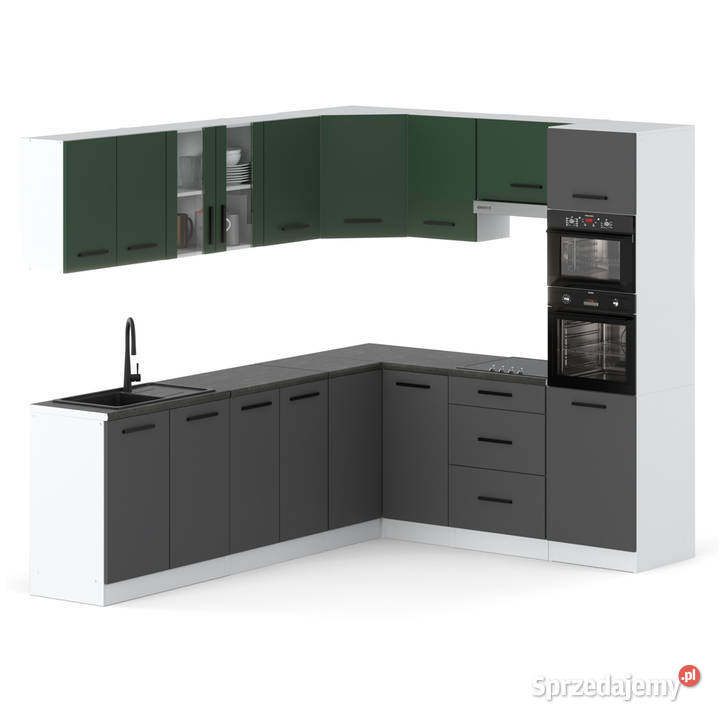 Kuchnia Z Blatem 46m Narożna Marra Duża Biała 460cm Elbląg