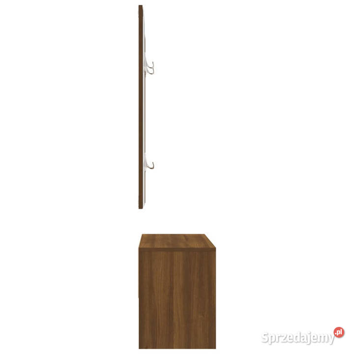 Zestaw mebli do przedpokoju brązowy dąb WM820480 Warszawa