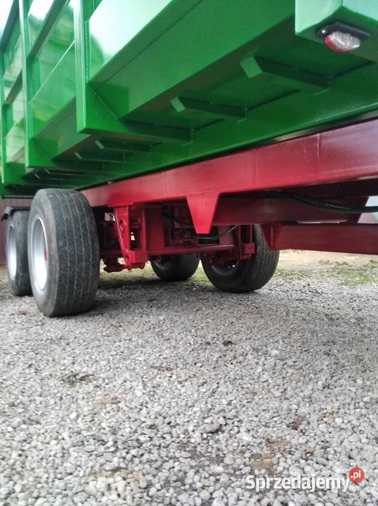 Tandem 16 ton nowa zabudowa Przyczepy rolnicze lubelskie Źrebce