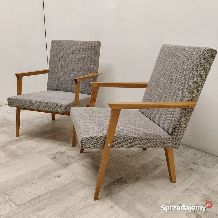 fotele PRL design vintage lata 70te Radomsko