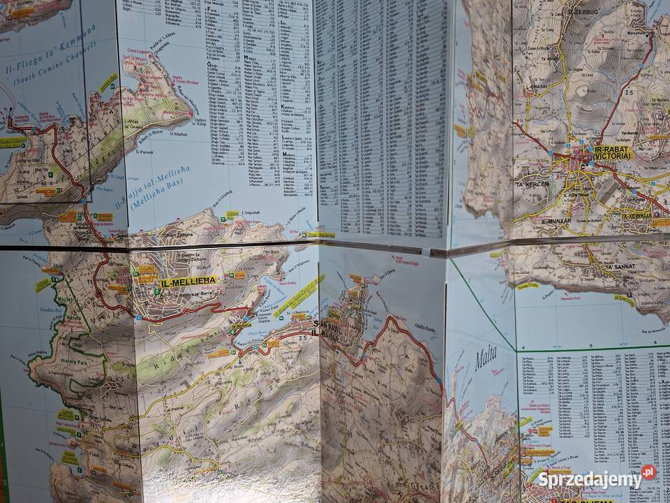 Malta exploreguide light mapa