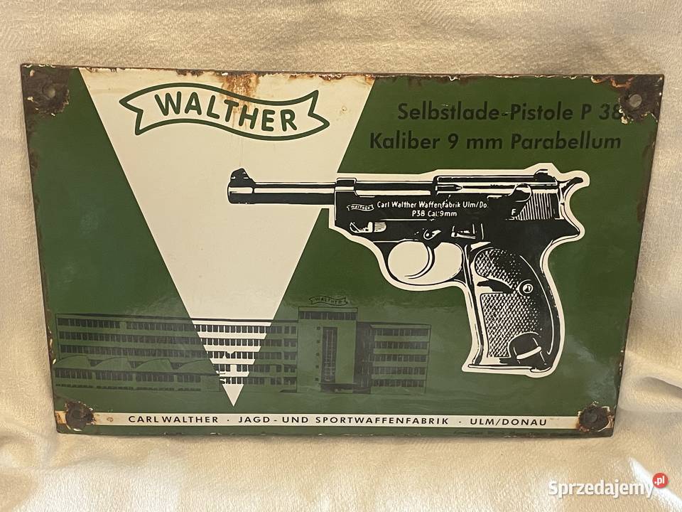 Niemiecka tablica emaliowana III Rzesza małopolskie Kraków