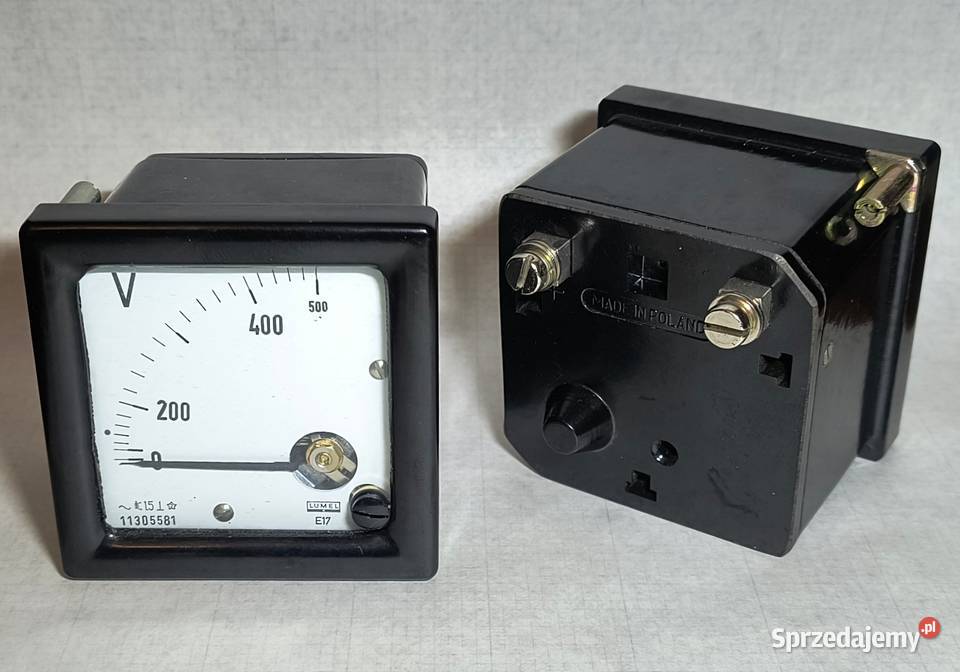 Woltomierz tablicowy 500V E17 LUMEL Gdańsk