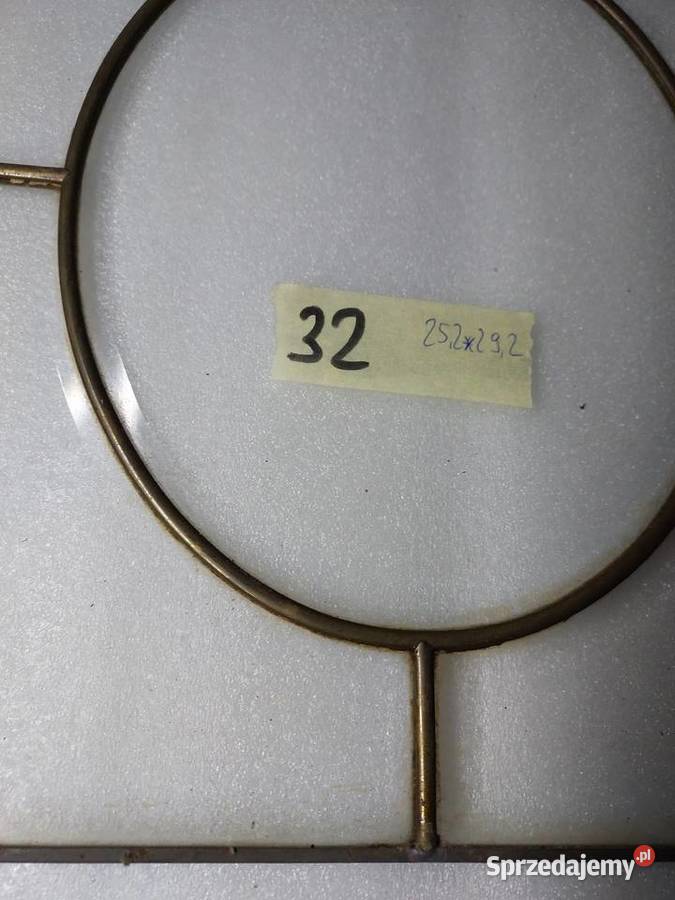32 Witraż frontu starego zegara szafki szkło Tczew