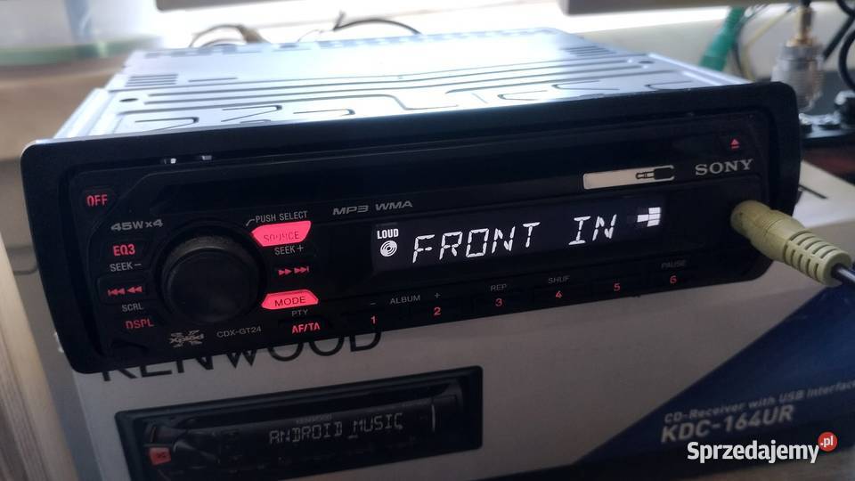 Sony CDX GT24 AUX MP3 radio samochodowe Łódź