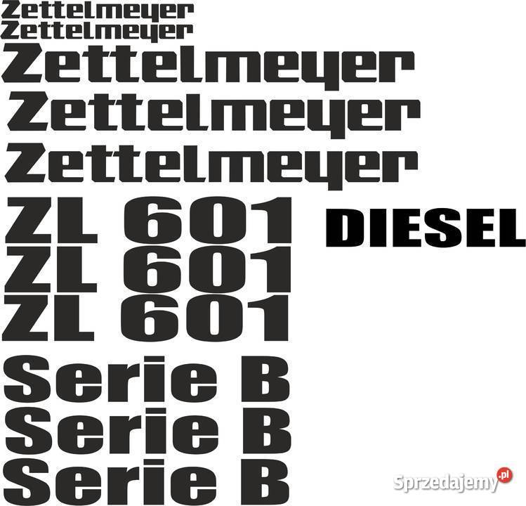 naklejki zettelmeyer zl 601 serie b kujawsko-pomorskie Jeżewo