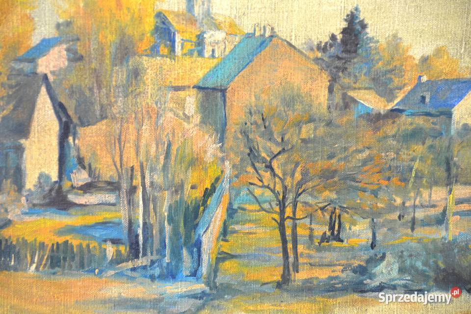 Olej na płótnie Celej 1992r 5061 Warszawa