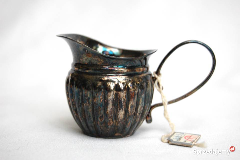 Posrebrzany mlecznik platerowany srebrem lubelskie Lublin