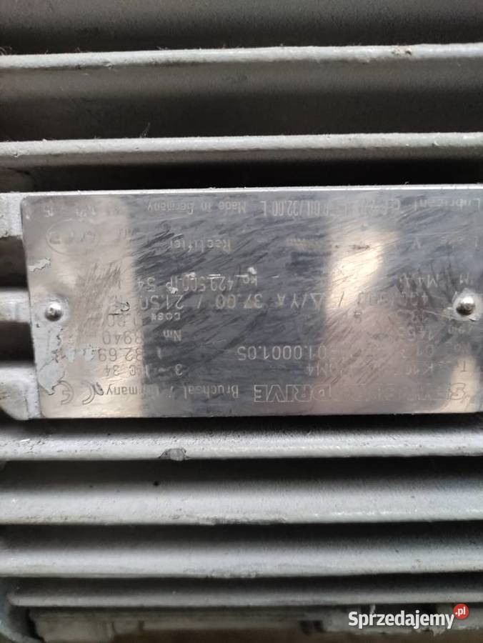 Motoreduktor 185kw 146545 obrmin Przekładnia Dąbrowa Górnicza