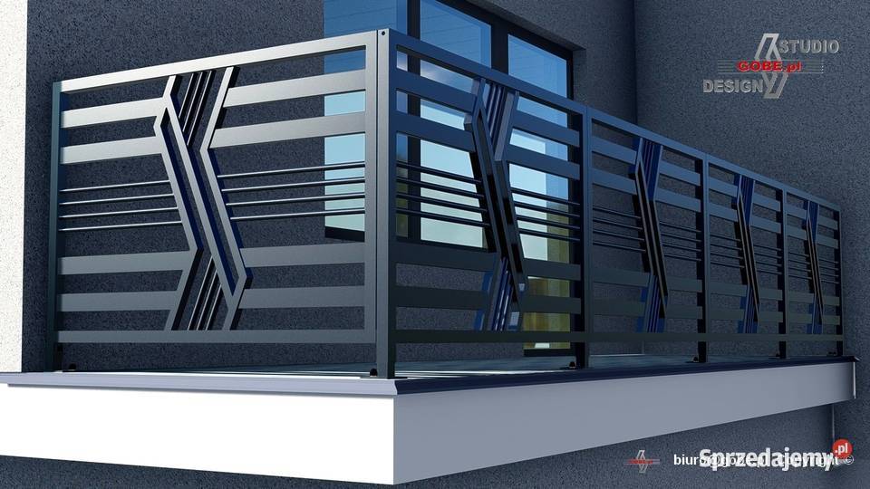 Balustrada balkonowa tarasowa nowoczesne Gliwice