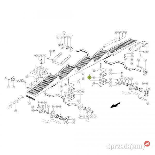 Panewka drewniana ze śrubami wytrząsacza Claas Radomsko