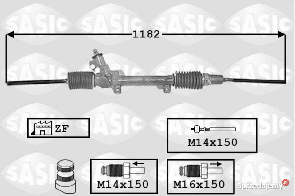 PRZEKŁADNIA KIEROWNICZA Citroen Berlingo Xara ZX Gdańsk sprzedam