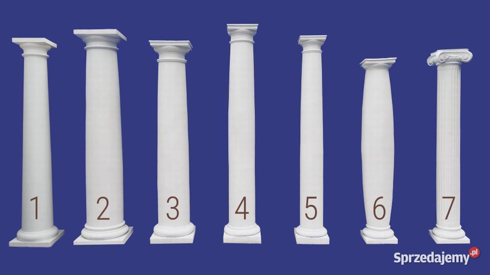 Kolumna betonowa beczkowa stożkowa toskańska Siedlce sprzedam