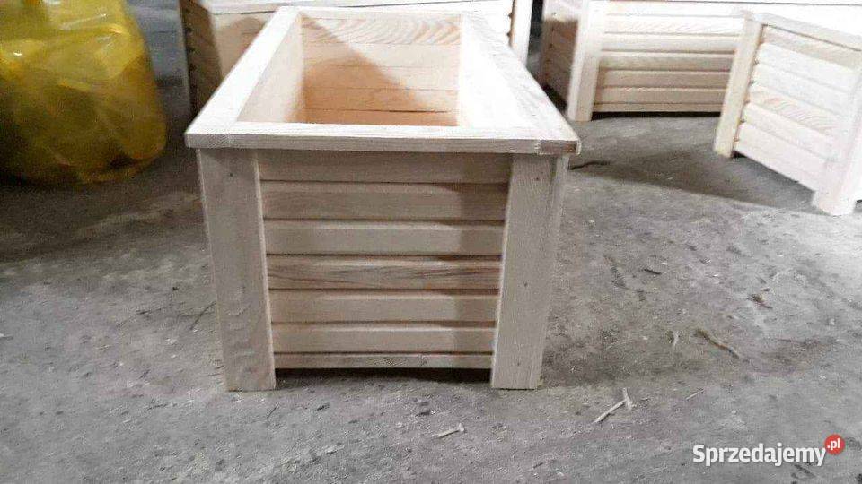 Donice drewniane kwietnik warzywniak dowolny sprzedam