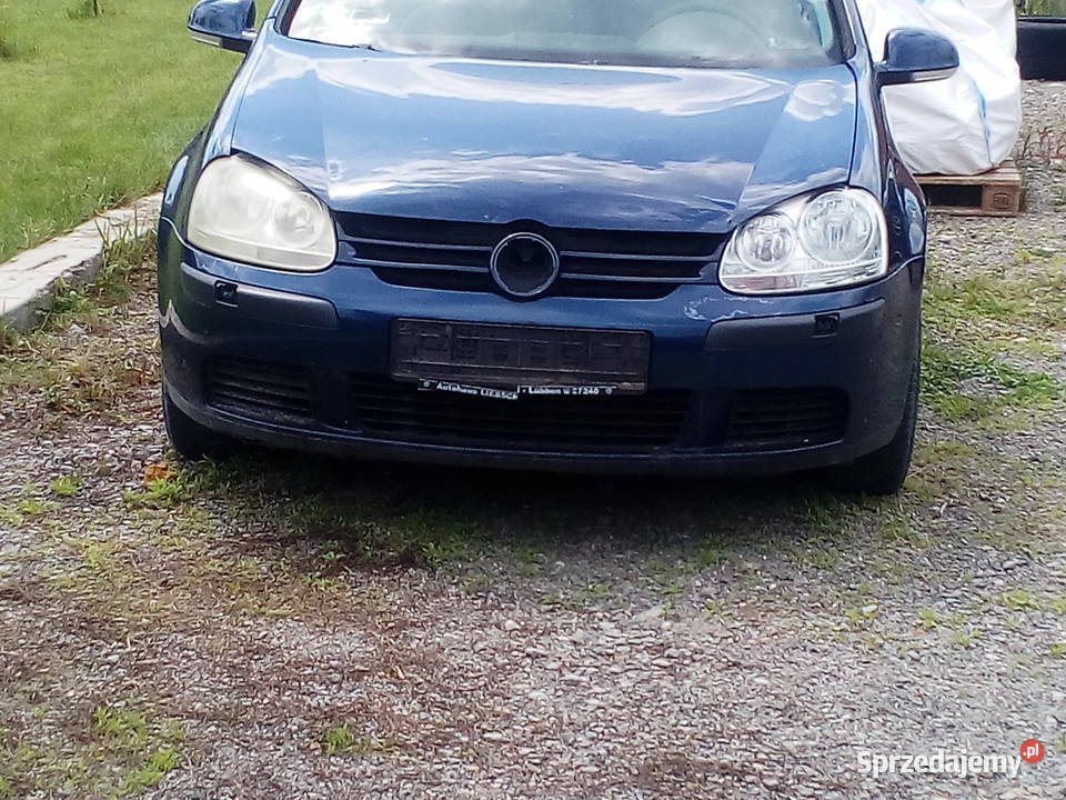 VW golf 5 V zderzak maska błotnik pas przedni Połaniec