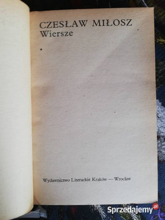 Czesław Miłosz Wiersze 2 tomy Kraków
