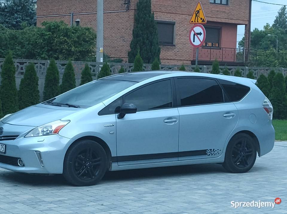 Toyota Prius plus Full skóry JBL panorama LPG nieuszkodzony Prius Plus Łódź