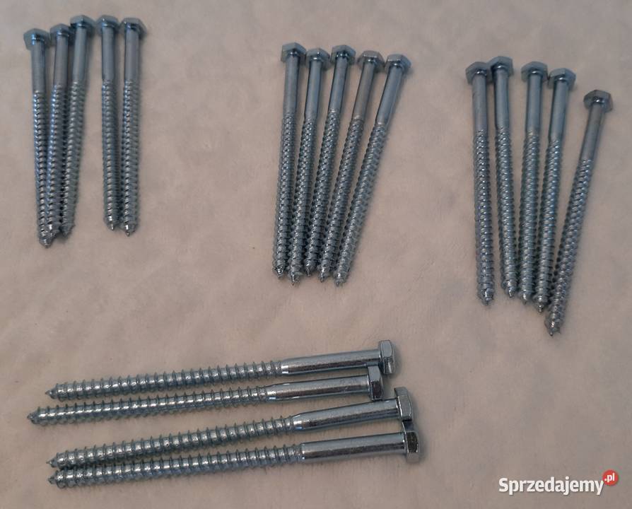 Wkręt do drewna 6x100mm 19 Art metalowe śląskie Czeladź