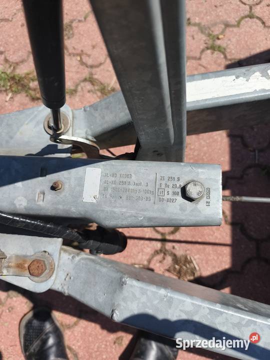 Przyczepka dwuosiowa aluminiowa 2 T mazowieckie Węgrów